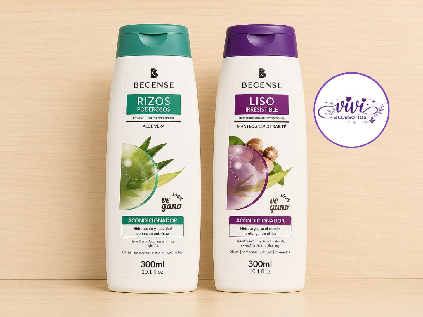 Acondicionador Becense – Liso Irresistible / Rizos Poderosos