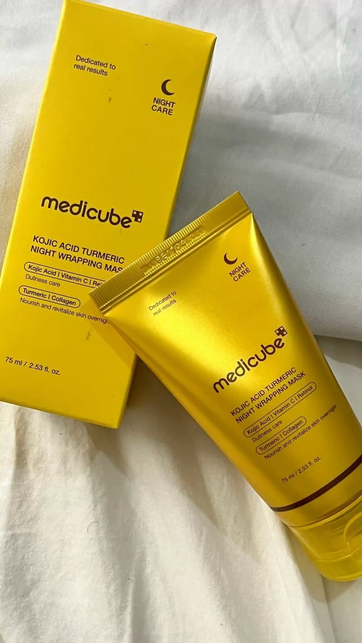 Kojic Acid Turmeric Night Wrapping Mask 🌙