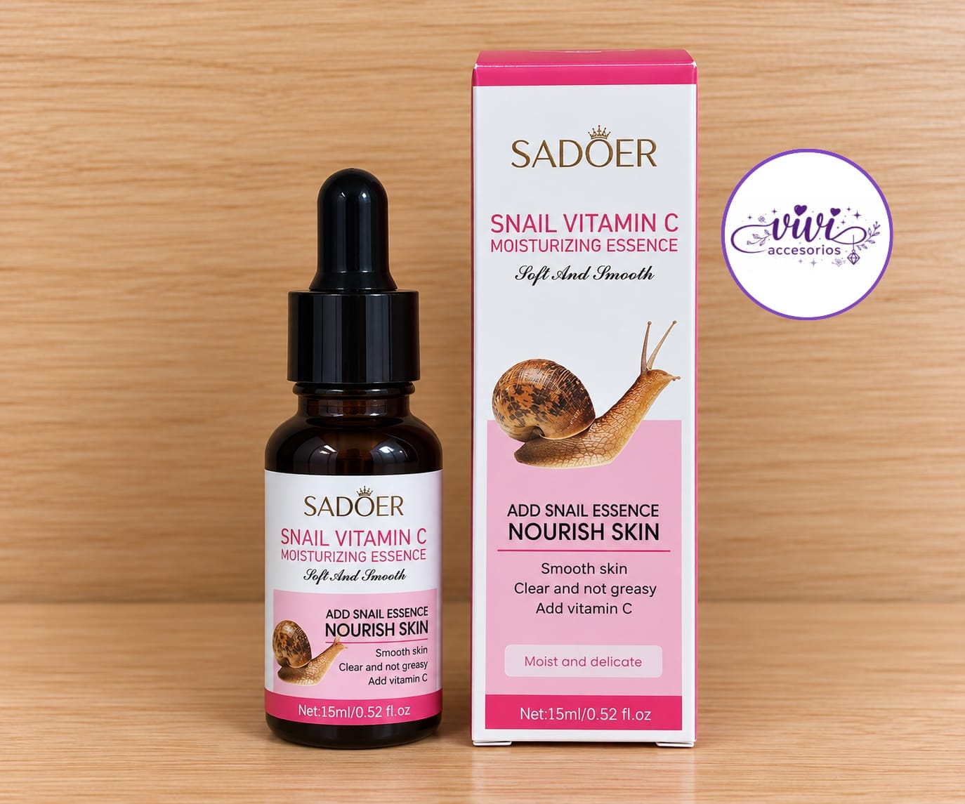 Sérum Facial SADOER Caracol + Vitamina C