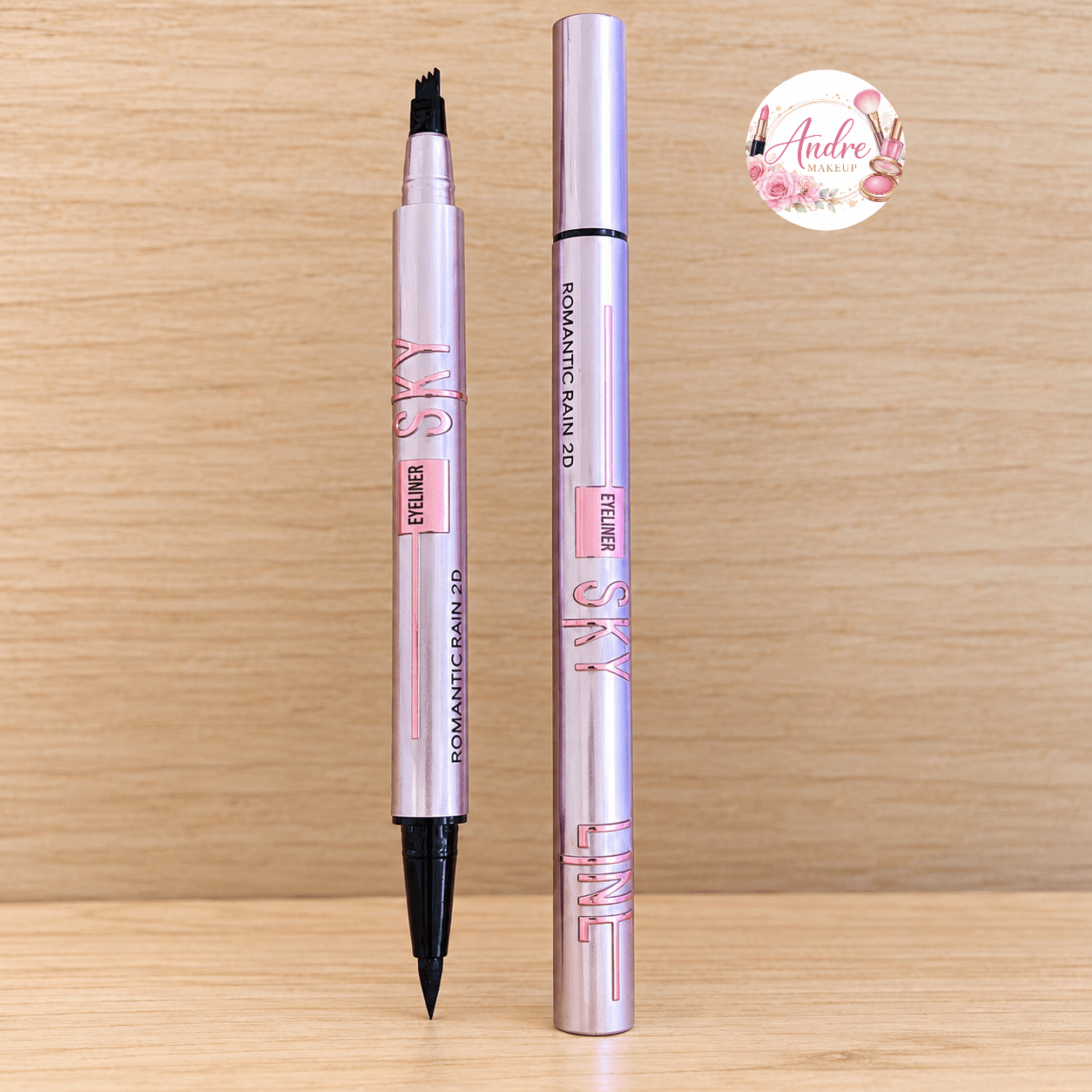 ✨ Delineador de ojos y cejas 2 en 1 Romantic Rain 3D