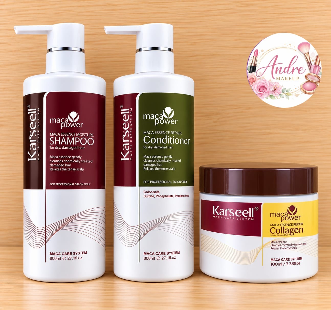 ✨ Kit Karseell – Shampoo + Acondicionador + Collagen