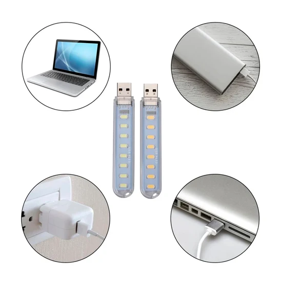 Linterna Led Luz USB Notebook/Mate