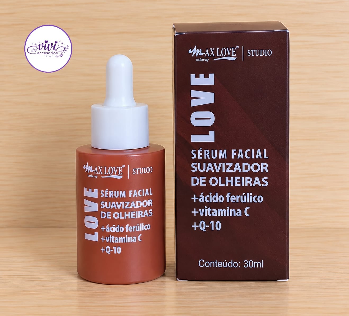 SÉRUM FACIAL MAX LOVE SUAVIZADOR DE OJERAS