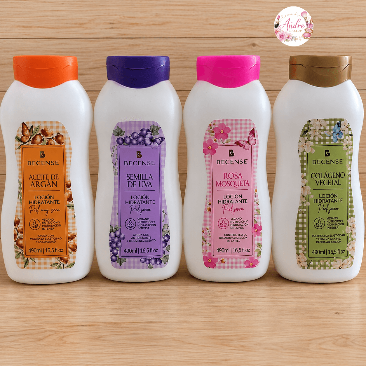 ✨ Loción Hidratante BECENSE – 490 ml ✨