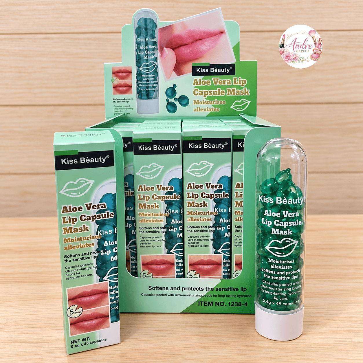 ✨ Mascarilla Labial de Aloe Vera en Capsulas – Kiss Beauty ✨