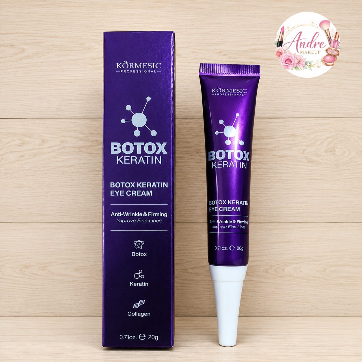 ✨ Crema Contorno de Ojos Botox Keratin Kormesic