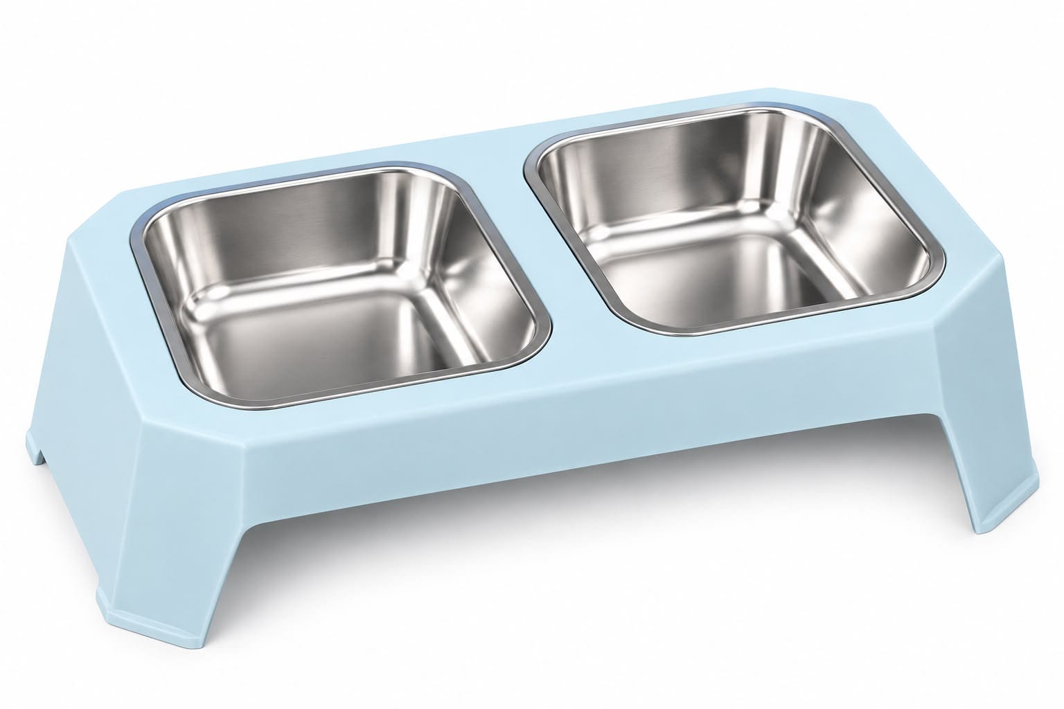 PLATO DOBLE 12 ONZ PARA PERROS Y GATOS