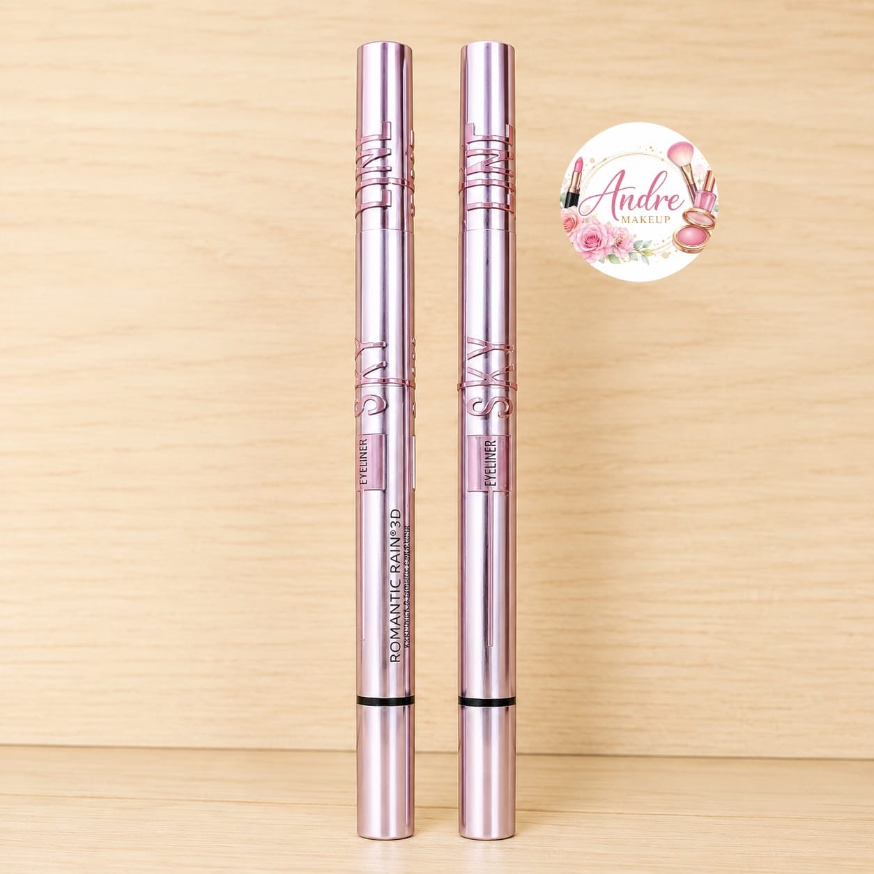 ✨ Delineador de ojos y cejas 2 en 1 Romantic Rain 3D