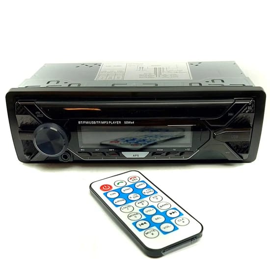 Radio auto desmontable con control remoto