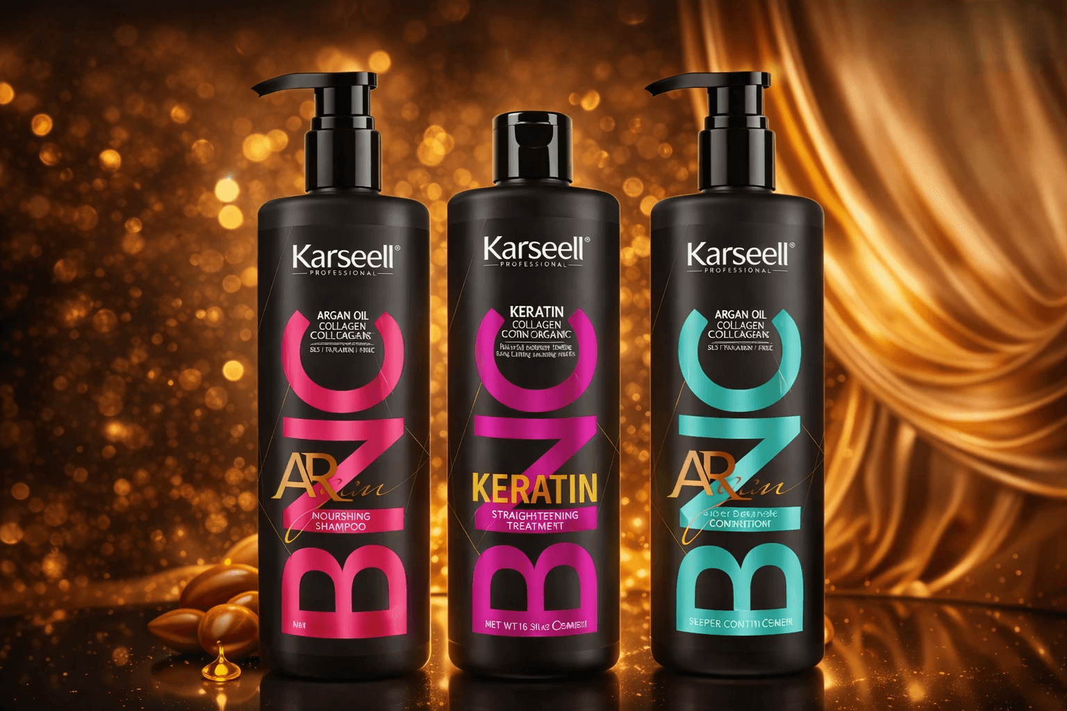 COMBO Shampoo & Acondicionador + Keratina BNC 500ml — Karseell