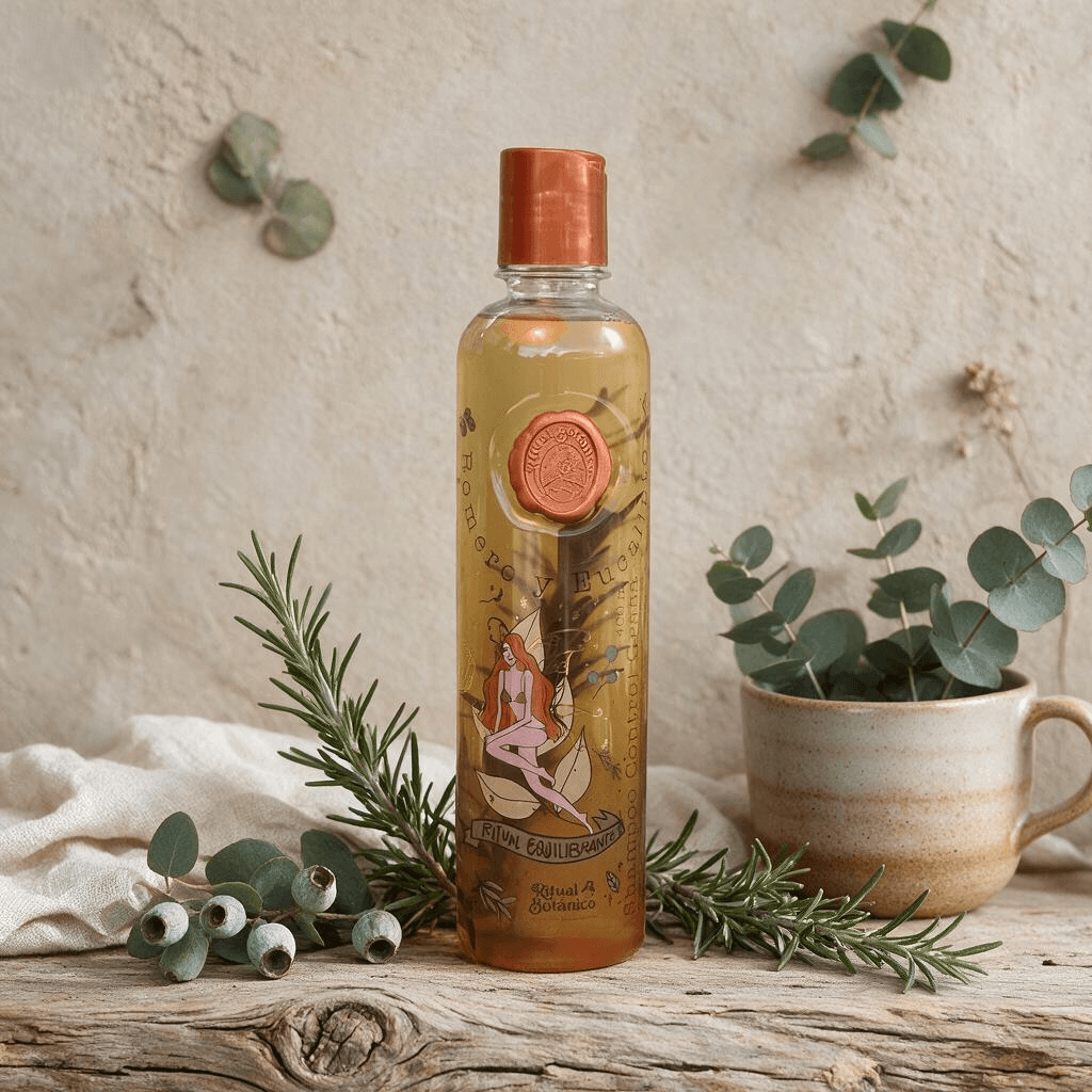 Shampoo control grasa Romero y Eucalipto 400ml — Ritual Botánico