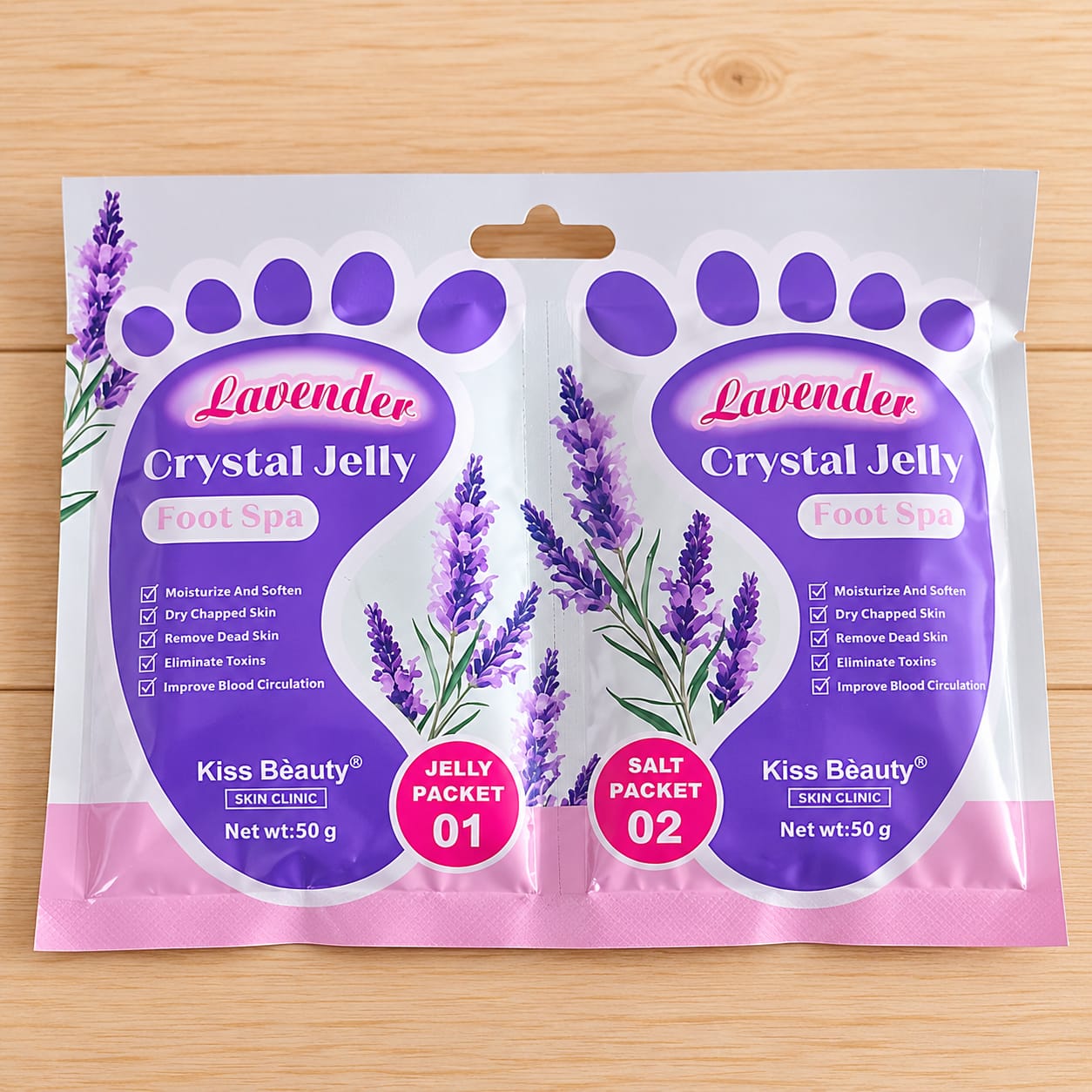 ✨ Spa para Pies Crystal Jelly – Lavanda ✨