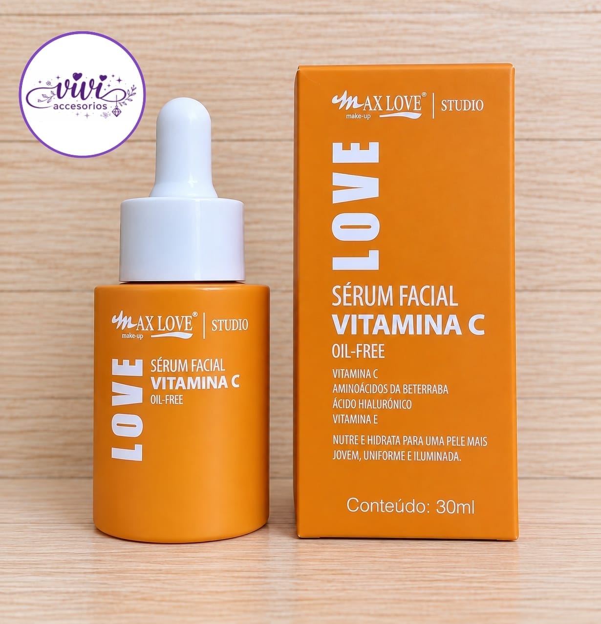 SÉRUM FACIAL MAX LOVE VITAMINA C