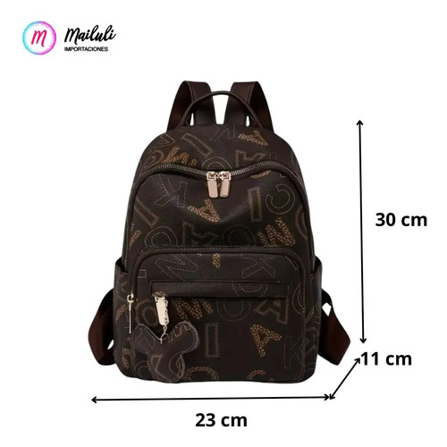 Mochila Con Estampado De Letras A La Moda Varios Colores
