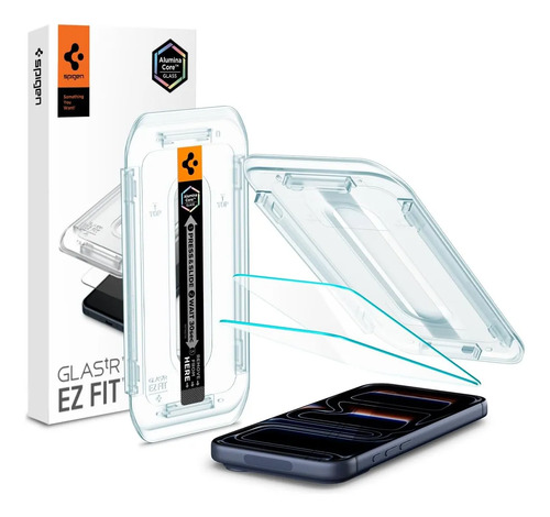 Vidrio Templado Spigen Pack X2 iPhone 17, 17 Pro, 16 Pro